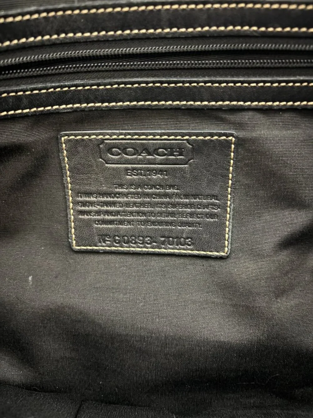 Coach Briefcase type tote